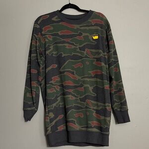 G-Star Camouflage Sweatshirt with Yellow Logo